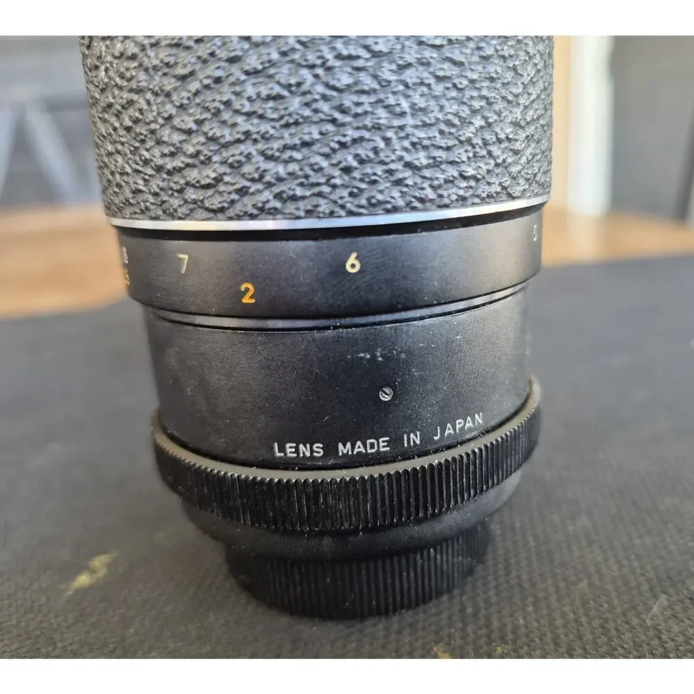 Vintage Hanimar Auto 1:2.8 F=135 mm Camera Lens Japanese W/ Case, For Parts
